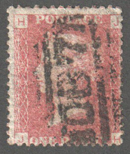 Great Britain Scott 33 Used Plate 109 - JH - Click Image to Close